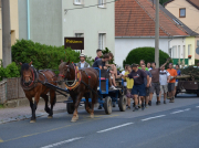 Mladé hody 2013 - kácení a stavění máje